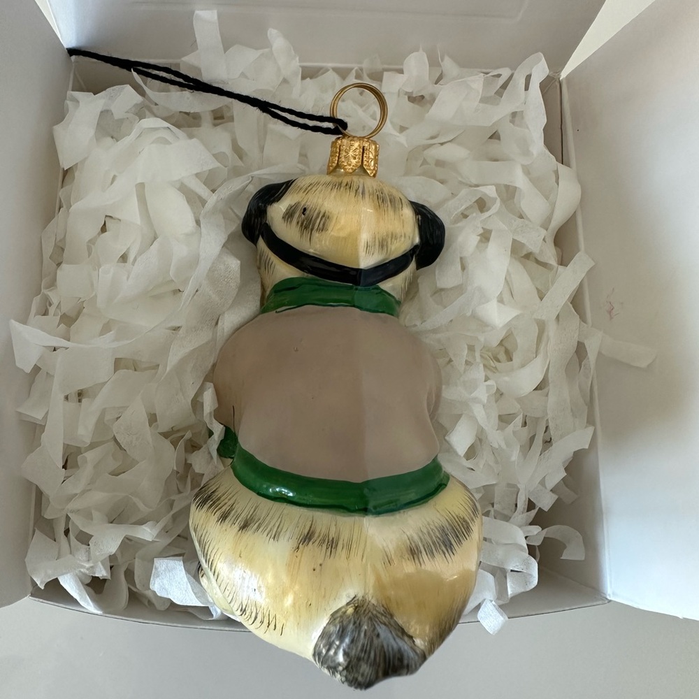 Joy to the World Bah Hum Pug Collectibles Ornament. Brand New In Box. - Picture 7 of 12